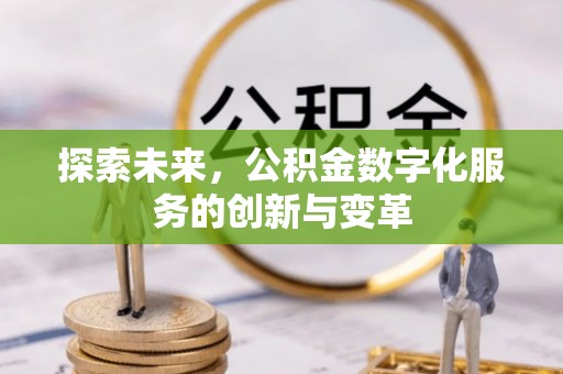 五家渠探索未来，公积金数字化服务的创新与变革